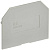 Заглушка для колодки клеммной CTS 6/10мм2 серая IEK от магазина РЭССИ