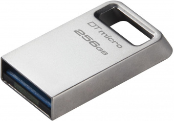 Флеш Диск Kingston 256Gb DataTraveler Micro DTMC3G2/256GB USB3.0 серебристый от магазина РЭССИ