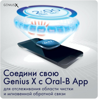 Зубная щетка электрическая Oral-B Genius X Lite Rose Gold D706.513.6 белый/розовый от магазина РЭССИ