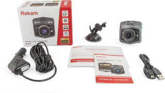 Видеорегистратор Rekam F155 черный 2Mpix 1080x1920 1080p 140гр. GPCV1248 от магазина РЭССИ