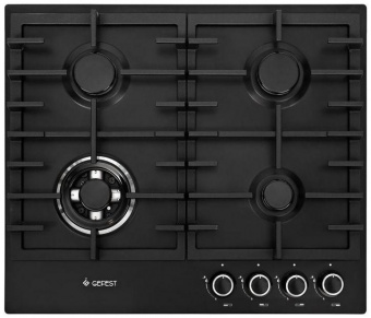 Газовая варочная поверхность Gefest ПВГ 1214-01 К2 черный матовый от магазина РЭССИ