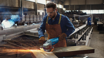 Углошлифовальная машина Bosch GWS 2200-230 RSP 2200Вт 6500об/мин рез.шпин.:M14 d=230мм от магазина РЭССИ