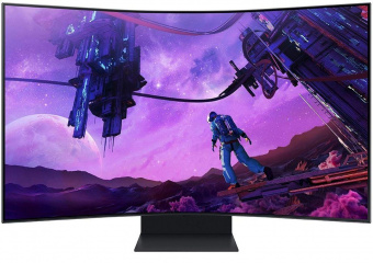 Монитор Samsung 55" Odyssey Ark LS55BG970NIXCI черный VA LED 1ms 16:9 HDMI M/M матовая HAS Piv 600cd 178гр/178гр 3840x2160 FreeSync Premium Pro UHD USB 41.5кг от магазина РЭССИ