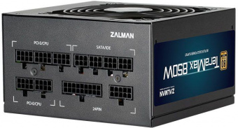 Блок питания Zalman ATX 850W ZM850-TMX 80+ gold (24+4+4pin) APFC 120mm fan 12xSATA Cab Manag RTL от магазина РЭССИ