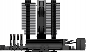 Устройство охлаждения(кулер) ID-Cooling SE-207-XT SLIM Soc-AM5/AM4/1151/1200/2066/1700 4-pin 15-35dB Al+Cu 220W 760gr Ret от магазина РЭССИ