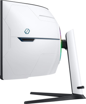 Монитор Samsung 57" Odyssey Neo G9 S57CG952NI черный VA LED 32:9 HDMI полуматовая HAS Piv 420cd 178гр/178гр 7680x2160 240Hz FreeSync Premium Pro DP Dual UHD USB 19кг от магазина РЭССИ