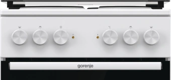 Плита Электрическая Gorenje GE5A21WH белый эмалированный металл (стеклянная крышка) от магазина РЭССИ