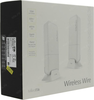 Точка доступа MikroTik RBwAPG-60ad 10/100/1000BASE-TX белый от магазина РЭССИ