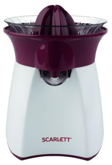 Соковыжималка цитрусовая Scarlett SC-JE50C07 25Вт белый/красный от магазина РЭССИ