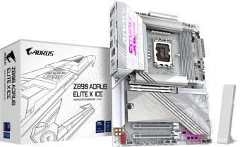 Материнская плата Gigabyte Z890 AORUS ELITE X ICE Soc-1851 Intel Z890 4xDDR5 ATX AC`97 8ch(7.1) 2.5Gg RAID от магазина РЭССИ