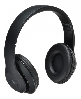 Гарнитура накладные Digma BT-14 черный беспроводные bluetooth оголовье (BT-14B) от магазина РЭССИ