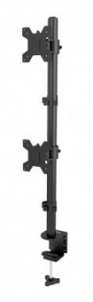 Кронштейн для мониторов ЖК Buro M063 черный 17"-27" макс.8кг крепление к столешнице поворот и наклон от магазина РЭССИ