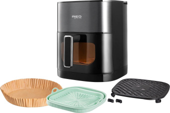 Аэрогриль Red Solution COLORSENSE W260 2100Вт черный/серый от магазина РЭССИ