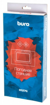 Погодная станция Buro H127G серебристый/черный от магазина РЭССИ