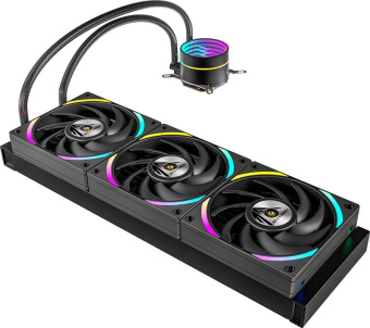 Система водяного охлаждения Formula Oasis L360 ARGB Soc-AM5/AM4/1200/2066/1700/1851 черный 4-pin 1-27dB Al+Cu 360W Ret (OASIS L360 ARGB BK) от магазина РЭССИ