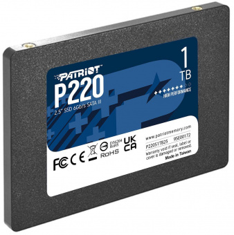 Накопитель SSD Patriot SATA III 1Tb P220S1TB25 P220 2.5" от магазина РЭССИ