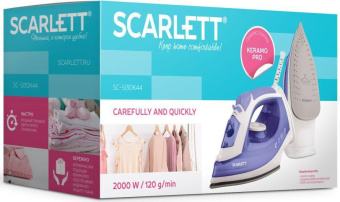 Утюг Scarlett SC-SI30K44 2000Вт лиловый от магазина РЭССИ