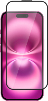 Защитное стекло для экрана BoraSCO прозрачный для Apple iPhone 16 2.5D антиблик. (73685) от магазина РЭССИ