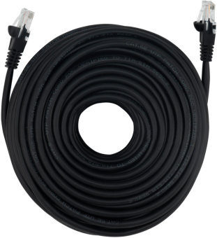 Патч-корд Buro UTP 4 пары cat.5E CCA molded 25м черный RJ-45 (m)-RJ-45 (m) от магазина РЭССИ