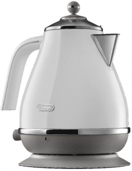 Чайник электрический Delonghi KBOC2001.W 1.7л. 2000Вт белый (корпус: нержавеющая сталь) от магазина РЭССИ