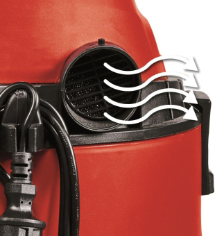 Строительный пылесос Einhell TC-VC 1825 1250Вт (уборка: сухая/влажная) красный от магазина РЭССИ