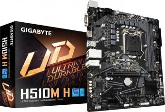 Материнская плата Gigabyte H510M H Soc-1200 Intel H510 2xDDR4 mATX AC`97 8ch(7.1) GbLAN+VGA+HDMI от магазина РЭССИ