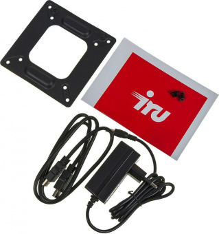 Неттоп IRU 110PGL Cel J4125 (2) 4Gb SSD128Gb UHDG 600 CR Free DOS GbitEth WiFi BT черный от магазина РЭССИ