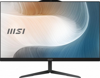 Моноблок MSI Modern AM242TP 12M-086XRU 23.8" Full HD Touch i5 1240P (1.7) 16Gb SSD512Gb Iris Xe noOS GbitEth WiFi BT 120W клавиатура мышь Cam черный 1920x1080 от магазина РЭССИ