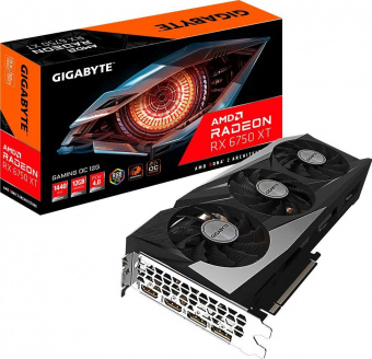Видеокарта Gigabyte PCI-E 4.0 GV-R675XTGAMING OC-12GD AMD Radeon RX 6750XT 12288Mb 192 GDDR6 2533/18000 HDMIx2 DPx2 HDCP Ret от магазина РЭССИ