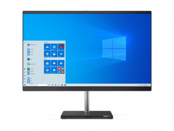 Моноблок Lenovo V50a-24IMB 23.8" Full HD i5 10400T (2) 8Gb SSD256Gb UHDG 630 DVDRW CR noOS GbitEth WiFi BT 90W клавиатура мышь Cam черный 1920x1080 от магазина РЭССИ