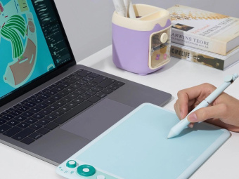 Графический планшет Parblo Intangbo X7 USB Type-C зеленый от магазина РЭССИ