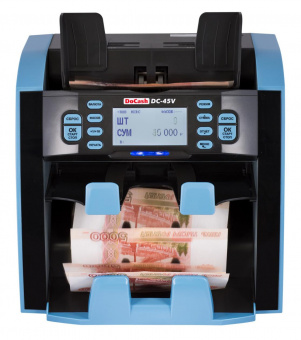 Счетчик банкнот DoCash DC-45V мультивалюта от магазина РЭССИ