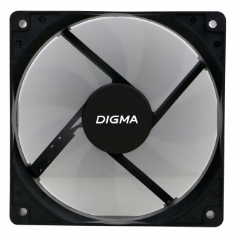 Вентилятор Digma DFAN-120-7 120x120x25mm 3-pin 4-pin (Molex)23dB 73gr Ret от магазина РЭССИ