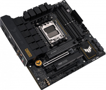 Материнская плата Asus TUF GAMING B650M-PLUS WIFI SocketAM5 AMD B650 4xDDR5 mATX AC`97 8ch(7.1) 2.5Gg RAID+HDMI+DP от магазина РЭССИ