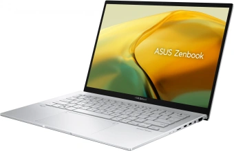 Ноутбук Asus Zenbook 14 OLED UX3402VA-KM748 Core i7 13700H 16Gb SSD1Tb Intel Iris Xe graphics 14" OLED 2.8K (2880x1800) noOS silver WiFi BT Cam Bag (90NB10G6-M015R0) от магазина РЭССИ