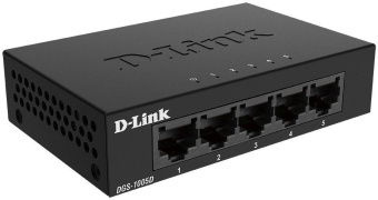 Коммутатор D-Link DGS-1005D/J2A 5G неуправляемый от магазина РЭССИ