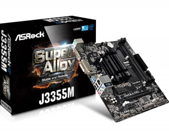Материнская плата Asrock J3355M mATX AC`97 8ch(7.1) GbLAN+VGA+DVI+HDMI от магазина РЭССИ