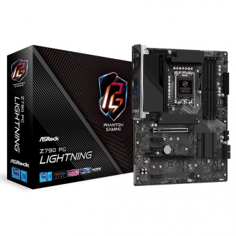 Материнская плата Asrock Z790 PG LIGHTNING Soc-1700 Intel Z790 4xDDR5 ATX AC`97 8ch(7.1) 2.5Gg RAID+HDMI от магазина РЭССИ