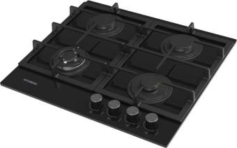 Газовая варочная поверхность Hyundai HHG 6434 BG черный от магазина РЭССИ