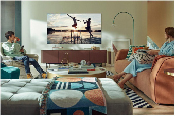 Телевизор QLED Samsung 43" QE43QN90BAUXCE Series 9 черный 4K Ultra HD 60Hz DVB-T2 DVB-C DVB-S2 USB WiFi Smart TV (RUS) от магазина РЭССИ