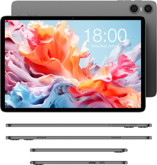 Планшет Teclast P30T A523 (1.8) 8C RAM4Gb ROM128Gb 10.1" IPS 1280x800 Android 14 серый 5Mpix 2Mpix BT WiFi Touch microSD 256Gb 6000mAh 10hr от магазина РЭССИ