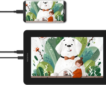 Графический планшет-монитор Huion Kamvas 12 USB черный от магазина РЭССИ