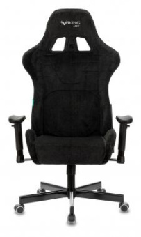 Кресло игровое Zombie VIKING KNIGHT Fabric черный Light-20 с подголов. крестов. металл от магазина РЭССИ