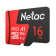 Флеш карта microSDHC 16GB Netac NT02P500PRO-016G-R P500 Extreme Pro V10 A1 + adapter от магазина РЭССИ
