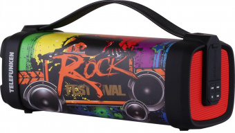Колонка порт. Telefunken TF-PS1241B черный 12W 1.0 BT/USB 1500mAh (TF-PS1241B(ROCK)) от магазина РЭССИ