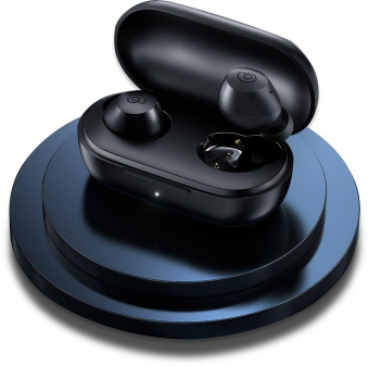 Гарнитура вкладыши Haylou T16 черный беспроводные bluetooth в ушной раковине от магазина РЭССИ