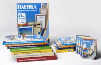 Пленка для ламинирования Office Kit 80мкм A3 (100шт) глянцевая 303x426мм PLP10330 от магазина РЭССИ
