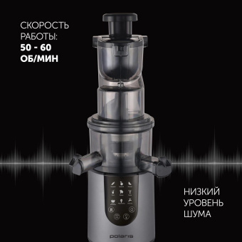 Соковыжималка шнековая Polaris PSJ 0602 600Вт рез.сок.:1000мл. графит от магазина РЭССИ