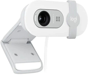 Камера Web Logitech HD Webcam Brio 100 Full белый 2Mpix (1920x1080) USB Type-C с микрофоном (960-001618) от магазина РЭССИ