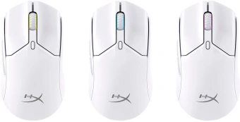 Мышь HyperX Pulsefire Haste 2 Mini белый оптическая (26000dpi) беспроводная BT/Radio USB (6but) от магазина РЭССИ